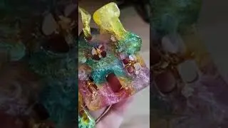Новогодняя игрушка «Домик» из эпоксидной смолы