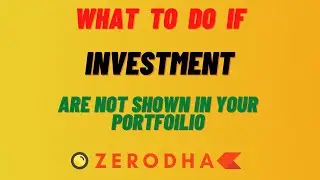 What to do If INVESTMENT are not shown in PORTFOLIO | COIN App