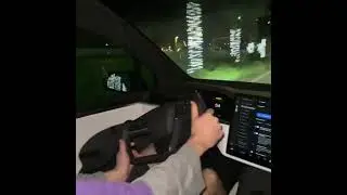 Koreshzy попробовал покататься на Tesla впервые!