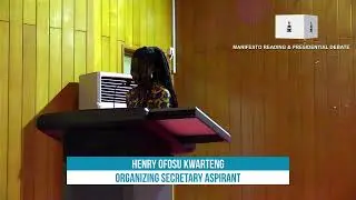 GESA MANIFESTO READING AND PRESIDENTIAL DEBATE
