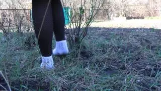 dirty white socks. Tanya WAMinStyle
