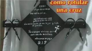 como rotular una cruz