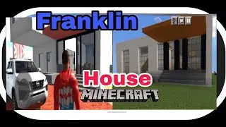 Minecraft || Indian Bike Driving 3d Mein Banaya Franklin Ka New House 🏠🏡Part 1