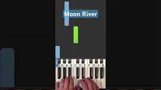 Moon River - Piano Tutorial Easy