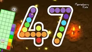 Numberblocks 47 Magic Run - Numberblocks Fourty Seven Adventure | Number Counting Go Explore