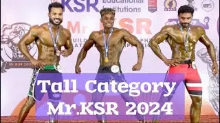 Tall Men’s Physique Category Mr.KSR 2024 State Level Bodybuilding Competition ​⁠