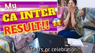 My CA Inter Group 1 Result Reaction...I worked so hard for This ?