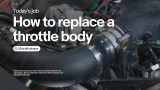 How to replace a throttle body with eBay Motors