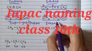 Iupac nomenclature of organic compounds|| class 10th|| revision