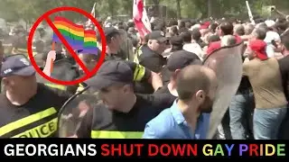 Guardian posts video of Georgians stopping Gay Pride event and the comments section is HILARIOUS