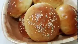 Burger Buns Recipe/How To Make Homemade Burger Buns