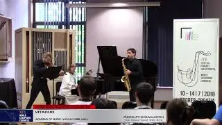 Trio by Lera Auerbach   VitaDuo   XVIII World Sax Congress 2018 