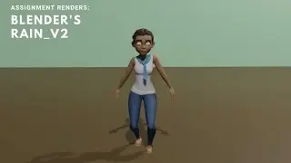 Animation Project || ANFX 211 - Using Blender's Rain_V2 Rig