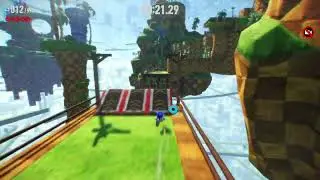Sonic Frontiers Cyberspace 3-1 Speedrun 00:56.91