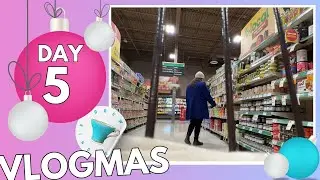 WHAT I DO FOR WORK, tea advents, grocery store, trains, coffee  - day 5 vlogmas
