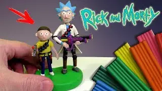 MAKING RICK and MORTY from Modelling Clay