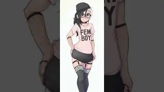 POV: Femboy tries to flirt with you, swallows a fly instead 