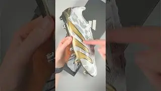 ASMR 🔥 adidas Predator White Gold 👀 #footballboots #soccercleats #asmr #asmrsounds #adidas