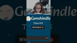 Playing Genshin Wordle (Day 2) #Genshin #GenshinImpact