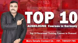 Top 10 AUSBILDUNG Courses in Germany I Top 10 Vocational Training Courses in Demand