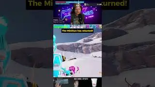 The MiniGun Unvaulted and is Back! #fortnite #fortniteclips #gaming #foryou