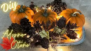 DIY Adorno OTOÑO | HALLOWEEN | Fácil 🎃🍁🍂💛🧡🤎