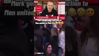 Mark goldbridge reaction to Manchester City loss