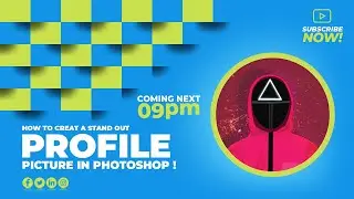 How to create a stand out Profile Picture in Adobe Photoshop.