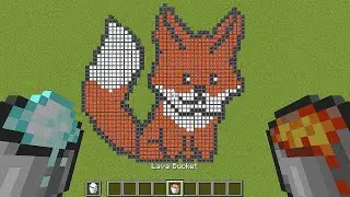 how to draw in minecraft