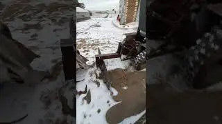 снегоотвал на м-т задненавесной из того что было