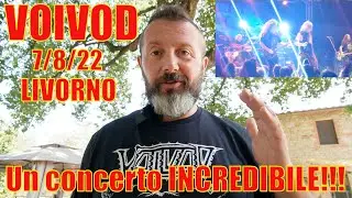 VOIVOD LIVORNO 7/8/22 un concerto INCREDIBILE!!!