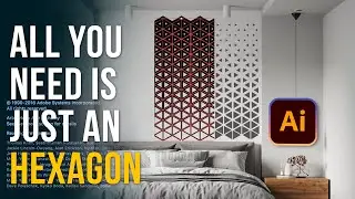 Parametric patterns | How to create patterns in illustrator with simple shapes 