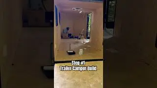 First Day Trailer Camper Build