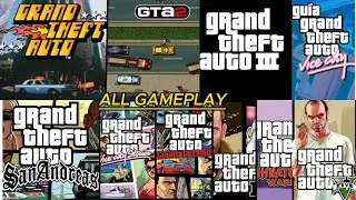 Evolution Of Grand Theft Auto Gameplay!!! 1997 - 2013