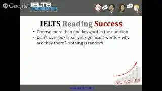 Choosing the right keywords in IELTS reading
