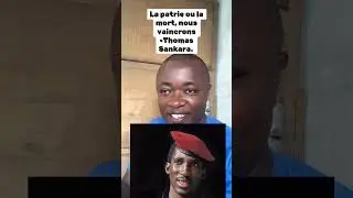 La patrie ou la mort, nous vaincrons. Thomas Sankara