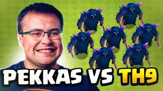 TODO PEKKAS contra TH9 🗡️ Clash of Clans