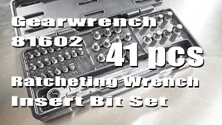 Gearwrench 81602 Ratcheting Wrench Insert Bit Set