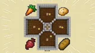 Como Fazer FARM DE COMIDA Simples!!! 4X mais eficiente!