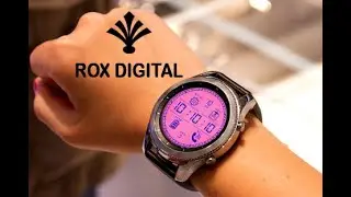 ROX Digi Sky Blue   SAMSUNG Gear Watch Face   ROX DESIGN