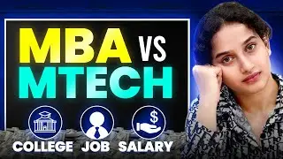 MBA VS Mtech | Entrance Exams, Best Colleges, Fees, Job Opportunities, Salaries | Which is best?