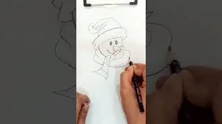 #shorts  snowman drawing