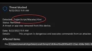 Trojan:Script/Wacatac.H!ml Removal Guide