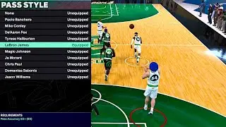 BEST PASS STYLE for BIGS NBA 2K25!