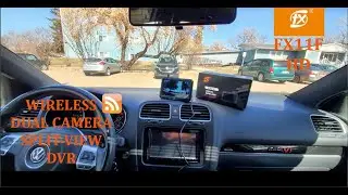Wireless DVR Camera With Wireless Monitor! use as backup or dash-cam.