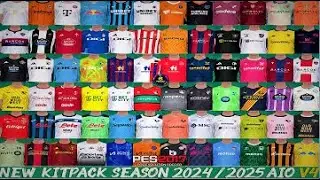 PES2017 Official NEW BIG KITPACK SEASON 2024 2025 V4 AIO HD