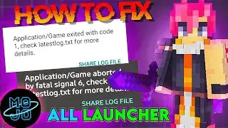 How to Fix Application/Game Exited with code 1 Solution | Mojo launcher 100% How To Fix Now