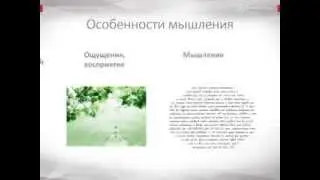 Психология урок 30 Мышление