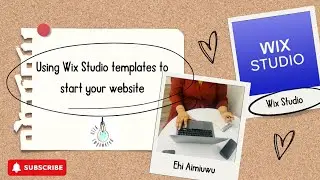 Using Wix Studio templates to start your website