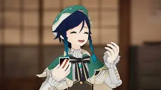 [MMD Genshin] 4nemo playing Uno